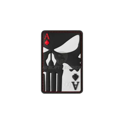 Punisher Ace of Spades Rubber Patch - JTG