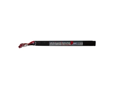 Li-Pol Baterie 11,1V 1000mAh, 25C, T-Dean - Stick (Jednodílná, Dlouhá) - ASG