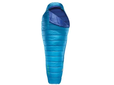 Syntetický Spacák SPACE Cowboy 45F/7C Regular - Modrý - Therm-A-Rest