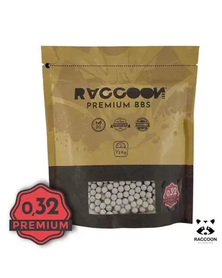Premium Bio BBs - 0.32g 1/2kg - RACCOON