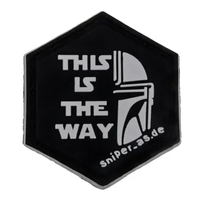 This Is the Way 3D Rubber Patch - Sniper