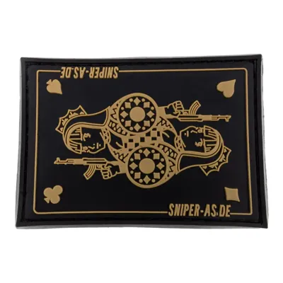 Poker AK 3D Rubber Patch - Sniper