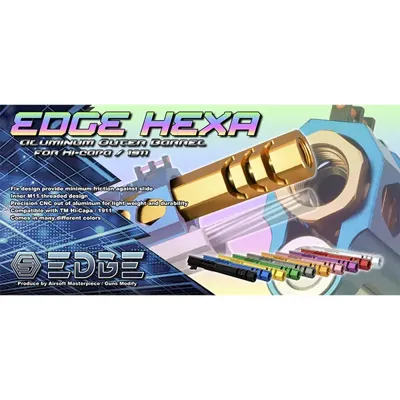 EDGE Custom “HEXA” Aluminum Outer Barrel for Hi-Capa 5.1