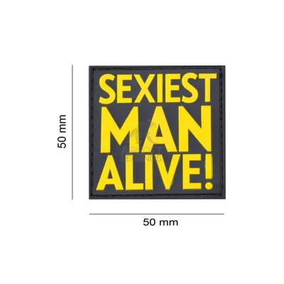 Sexiest Man Alive Rubber Patch - JTG