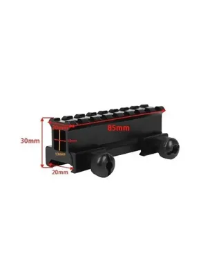 Montura Rail Riser 85mm a