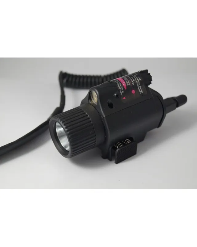 LED Estilo M6 con Laser · Rojo