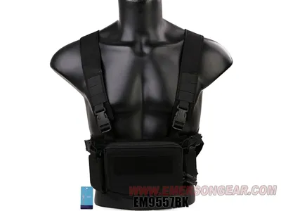 Micro Chest Rig D3CR - Černý - Emerson