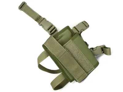 Stehenní Pouzdro Pro Zbraň MP5K - Zelené - AS-Tex