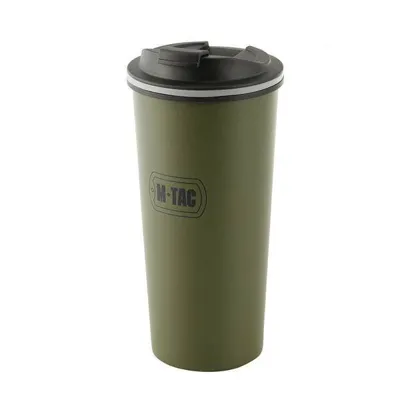 Kubek Termiczny Z Pokrywką - 450 ml - Zielony - UN-A01-450A - M-Tac