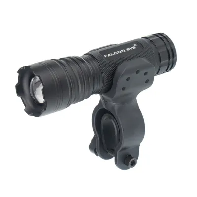 Latarka LED Alpha Z Uchwytem Rowerowym - 450 lm - Czarna - FHH0132 - Falcon Eye