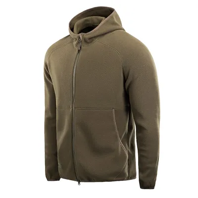 Bluza Polarowa Z Kapturem Lite Microfleece Hoodie - Army - 20026062 - M-Tac