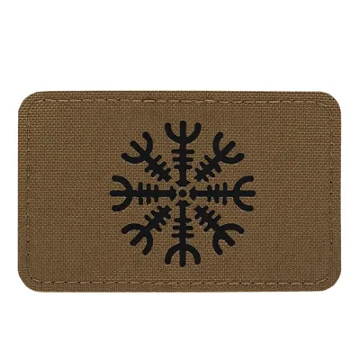 Naszywka Hełm Grozy - Cordura 500D - Laser Cut - Pozioma - 51222502 - M-Tac