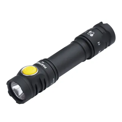 Latarka LED Partner C2 - Światło Białe - 1100 lm - 18650 - Czarna - F07802PC - Armytek
