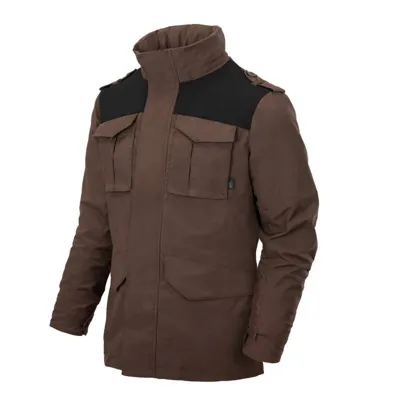 Kurtka Wojskowa Covert M65 - Earth /Czarna - KU-C65-DC-0A01A - Helikon