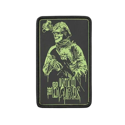 Naszywka Patch Into the Dark - Czarna - Pa-Daid-Pes - Direct Action