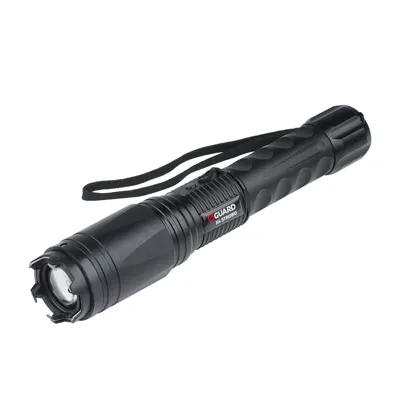 Paralizator Z Latarką LED x4 Strobo - Focus - Aluminium - Czarny - YC-X4 - Guard