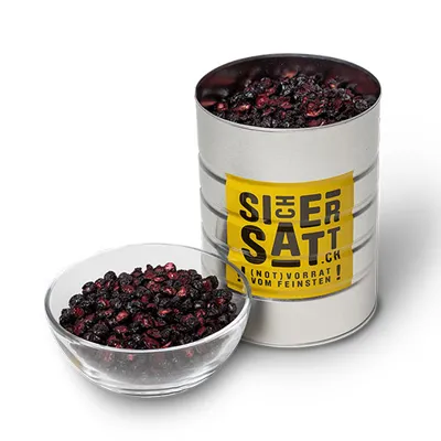 Notration Aroniabeeren 500g Dose Inkl. Deckel Zum Wiederverschließen - SicherSatt