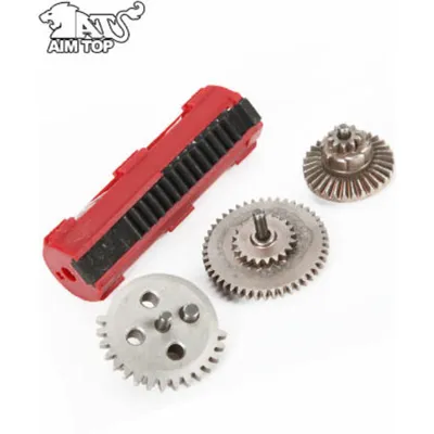 Top Super High Torque-Up Stahl Gear Set Inkl. Reinforced Piston - AimTop