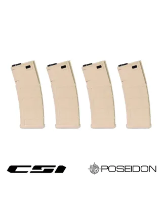 Set de 4 Cargadores Mid-Cap (220BBs) X CSI - Poseidón