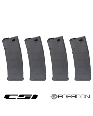 Set de 4 Cargadores Mid-Cap X CSI - Poseidón