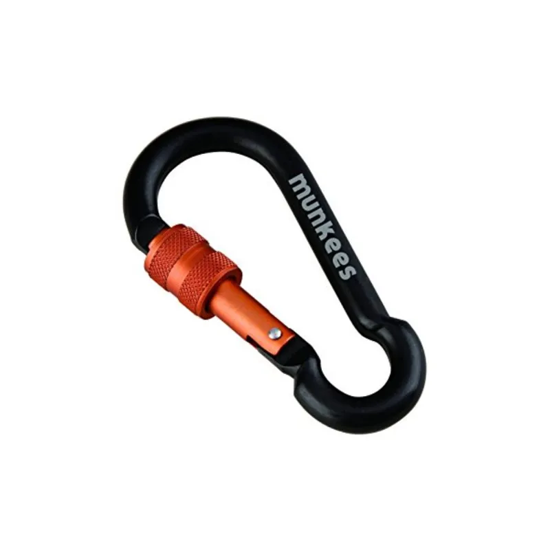 Munkees Pear-Shape Carabiner with Screw Lock