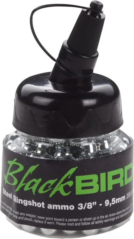 black Bird Βληματα Σφενδονας Steel 200PCS