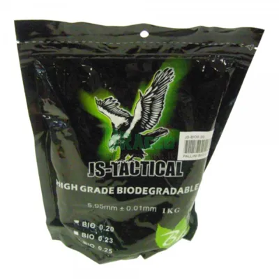 Pallini Biodegradabili Da 0,20 Grammi - Bianchi - JS Tactical