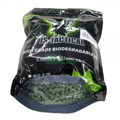 Pallini Biodegradabili Da 0,25 Grammi - Verdi - JS Tactical