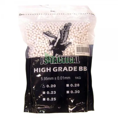Pallini Da 0,20 Grammi - Bianchi - JS Tactical