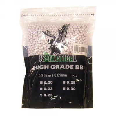 Pallini Da 0,25 Grammi - Bianchi - JS Tactical