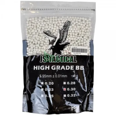 Pallini Da 0,30 Grammi - Bianchi - JS Tactical