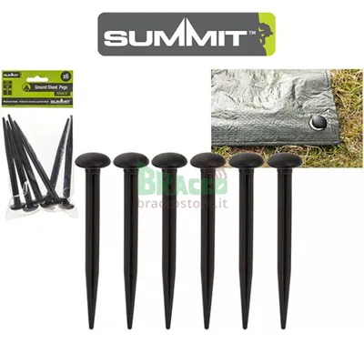 Picchetto a Fungo per Telo Sottotenda - 12 cm - (581004) - Summit