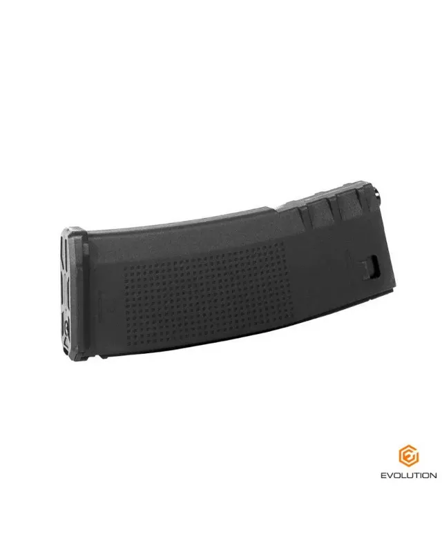 Evolution Airsoft Cargador 140RD Mid-Cap para M4 · Negro