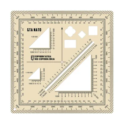 Linijka Taktyczna GTA NATO Ecopybook Tactical - Polimer - ET-MTC-20042 - M-Tac