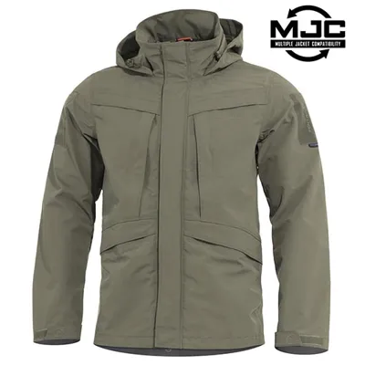 Outdoorjacke Hurricane Shell Jacket RAL7013 Wind- Und Wasserdicht - Pentagon