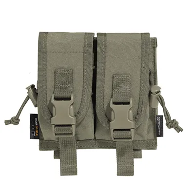 Pistolenmagazintasche Double Multi Pouch RAL7013 Für 2 Magazine - Pentagon
