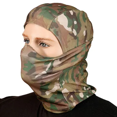 Tactical Sturmhaube / Balaclava Mit Silikoneinsatz Generation 2 - Wosport