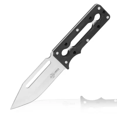 Outdoormesser Skelett Duo 2IN1 Inkl. Feuerstahl & Kydexscheide - KH Security