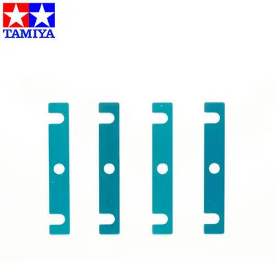 TRF417 Aluminium Abstandshalter 1,0mm Blau (4 Stück) 53933 - Tamiya
