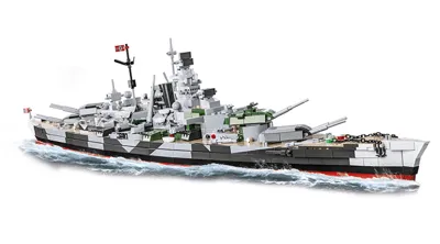 Historical Collection Bausatz Schlachtschiff Tirpitz 2810 Teile 4839 - Cobi