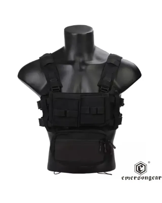 Emerson Chest Ring Micro Fight Chassis MK3 · Negro