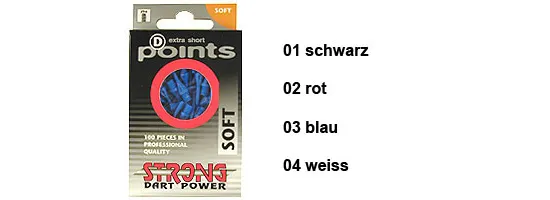 Strong D-Points 100ER Extra Kurz | Rot
