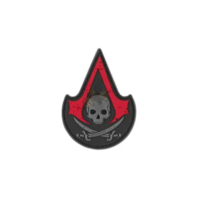 Assassin Skull Rubber Patch Blackmedic - JTG