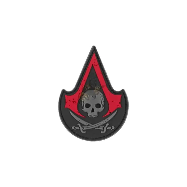 JTG Assassin Skull Rubber Patch Blackmedic
