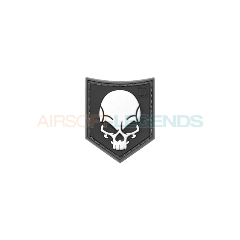 JTG SOF Skull Rubber Patch · Negro