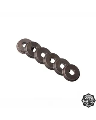 Casquillos 8mm CNC de Perfil Bajo de 3 mm - RetroArms
