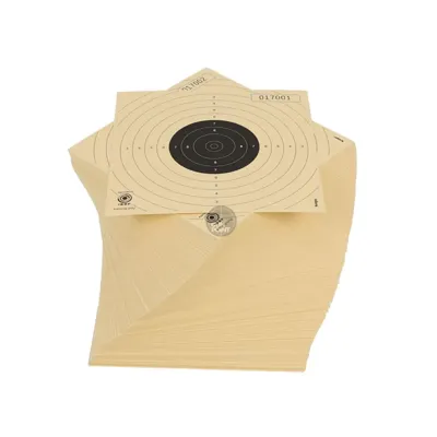 Luftpistolenscheibe 14 x 14 cm - 50ER Pack - Krüger