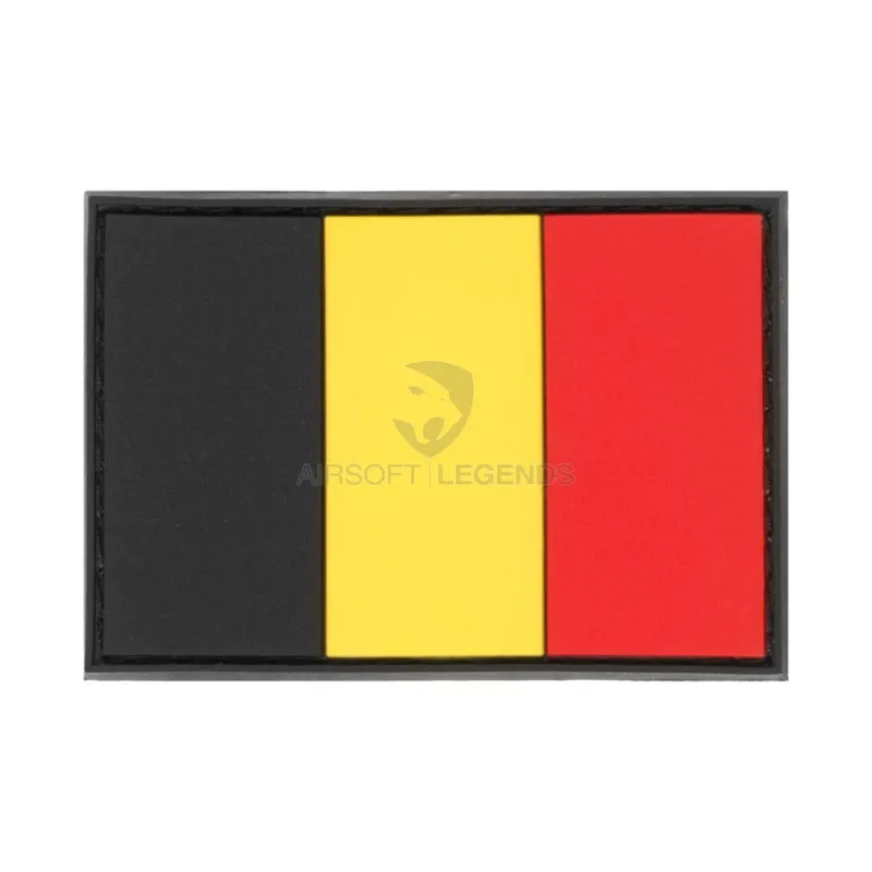 JTG Belgium Flag Rubber Patch