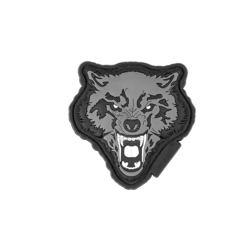 JTG Wolf Rubber Patch · Negro