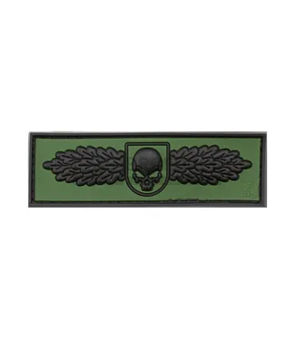 JTG SOF Skull Badge Rubber Patch · Verde / OD
